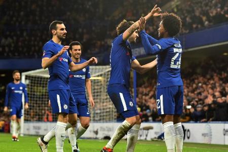 FA Cup: Chelsea souverän im Viertelfinale, Leicester mit Mühe FA Cup: Chelsea souverän im Viertelfinale, Leicester mit Mühe