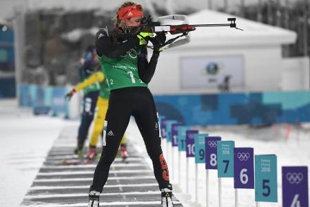 Biathletinnen gehen in der Staffel bei Weißrussland-Sieg leer aus