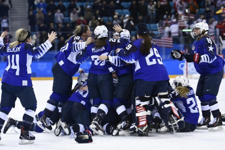 Kanada gestoppt - Gold für die US-Eishockeyfrauen