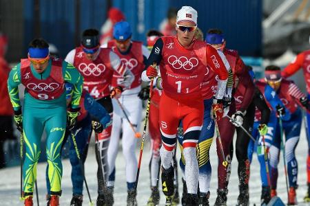 Langläufer verpassen Medaille klar - Kläbo führt Norwegen zu Gold Langläufer verpassen Medaille klar - Kläbo führt Norwegen zu Gold