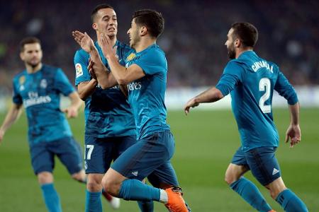 Real festigt Champions-League-Platz ohne Kroos - Barca souverän vorn Real festigt Champions-League-Platz ohne Kroos - Barca souverän vorn