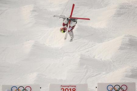 Der Kanadier Mikael Kingsbury trainiert auf der Buckelpiste für seine zweite olympische Medaille.