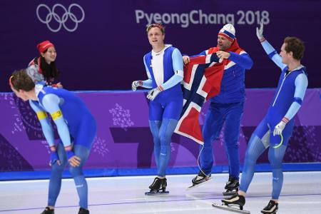 In einem packenden Finale sichert sich Norwegen das nächste Gold. Gegen das Gastgebertrio aus Südkorea sicherten sich Havard...