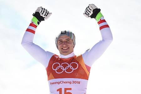 Der Abfahrts-Olympia-Sieger von Sochi sicherte sich in Südkorea den Super-G-Triumph und ließ damit ganz Österreich jubeln.