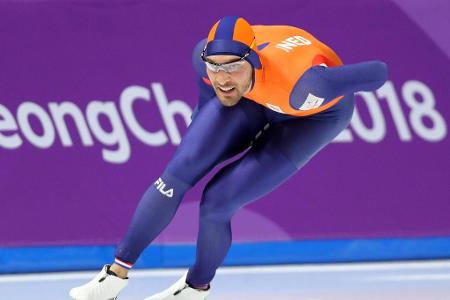 Doppel-Weltmeister Kjeld Nuis hat die Siegesserie der niederländischen Eisschnellläufer im Gangneung Oval mit seinem Sieg üb...