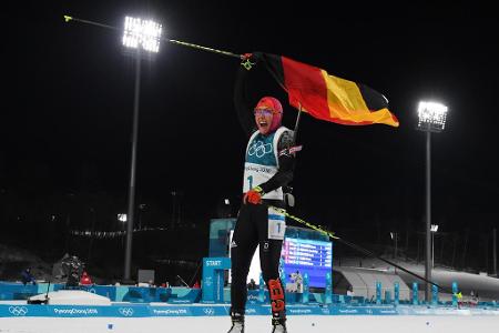 Doppel-Olympiasieg! Die Laura-Dahlmeier-Festspiele von Pyeongchang gehen weiter. Mit riesengroßem Vorsprung und nur einem Sc...