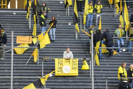 Leere Ränge im Signal-Iduna-Park: BVB-Fans boykottieren Montagsspiel