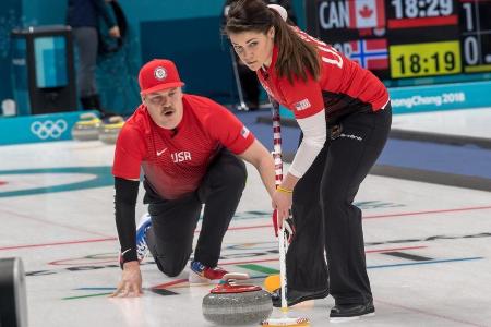 Russisches Duo verliert bei Mixed-Curling-Premiere