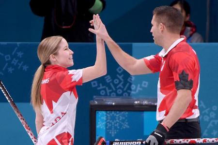 Kanada als erstes Team im Mixed-Finale der Curler Kanada als erstes Team im Mixed-Finale der Curler