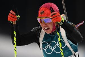 Zweite Goldmedaille: Biathletin Dahlmeier siegt auch in der Verfolgung