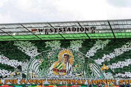 Rapid Wien drohen Sanktionen wegen homophober Aufschrift auf Transparent