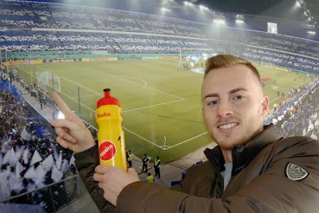 MSV Duisburg: Flekkens Trinkflasche für 1619,02 Euro versteigert