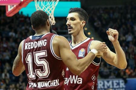 Breite Brust bei Bayern-Basketballern: 