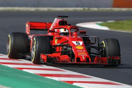 Formel-1-Tests: Vettel am Dienstag der Schnellste