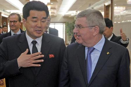 IOC-Präsident Bach besucht Nordkorea