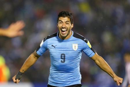 Suarez erzielt 50. Tor für Uruguay