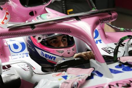 Formel 1: Flip-Flop-Hersteller wirbt auf Halo von Force India