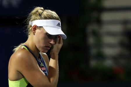 Regen stoppt Kerber in Indian Wells