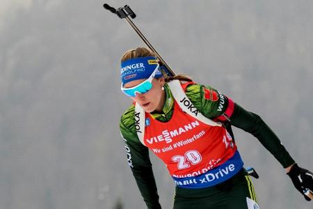 Erster Weltcupsieg: Biathletin Hinz gewinnt Massenstart in Kontiolahti