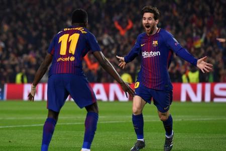 Messi macht die 100 voll und führt Barcelona ins Viertelfinale