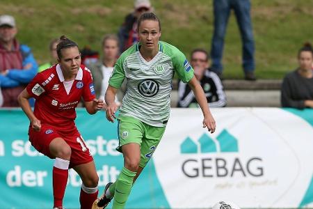 Frauenpokal: Titelverteidiger Wolfsburg im Halbfinale