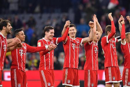 Der FC Bayern präsentierte sich gegen den Erz-Rivalen aus Dortmund (6:0) in wahrer Gala-Form. Wann die Meisterschale in Münc...