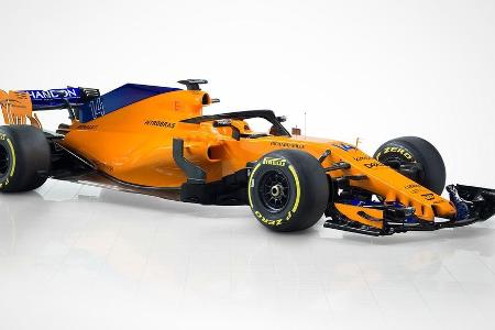 Unter dem Hashtag #BeBrave - 'sei mutig' - veröffentlichte McLaren den neuen MCL33, mit dem der zweifache Weltmeister Fernan...