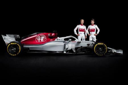 Zwei Jahre am Ende des Feldes will Sauber mit den beiden Piloten Marcus Ericsson und Charles Leclerc vergessen machen. (Bild...