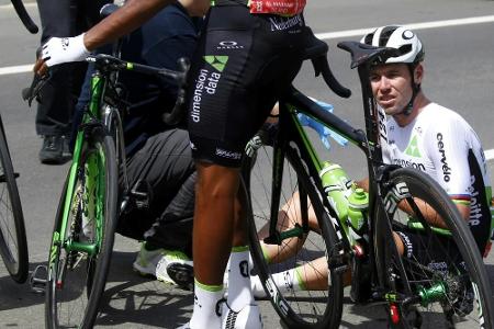 Rippenbruch bei Cavendish: Aus bei Tirreno-Adriatico Rippenbruch bei Cavendish: Aus bei Tirreno-Adriatico