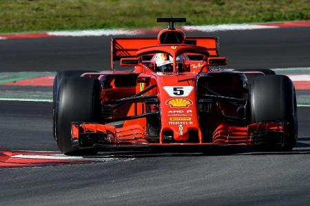 Formel-1-Tests: Vettel mit Streckenrekord