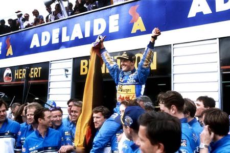 Bis 1995 wurde der Australian-Grand-Prix noch nicht in Melbourne, sondern in Adelaide als Saisonfinale ausgetragen. Bei der ...