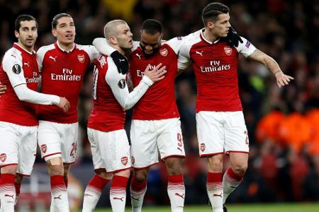 Europa League: Arsenal und Atletico klar im Vorteil - Salzburg mit dem Rücken zur Wand