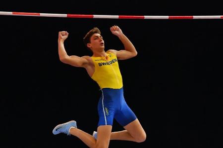 Stabhochspringer Duplantis stellt mit 5,92 m Junioren-Weltrekord auf