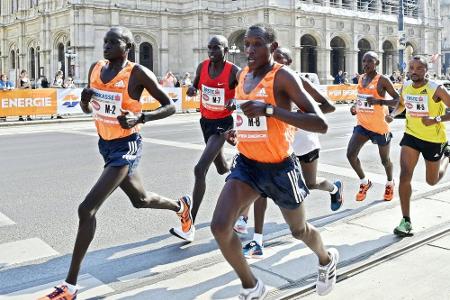 Marokkaner Bounasser gewinnt Wien-Marathon - Weltrekordler Kimetto früh raus