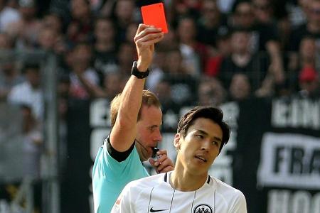 Nach Ellbogenschlag: Hasebe für Rest der Saison gesperrt