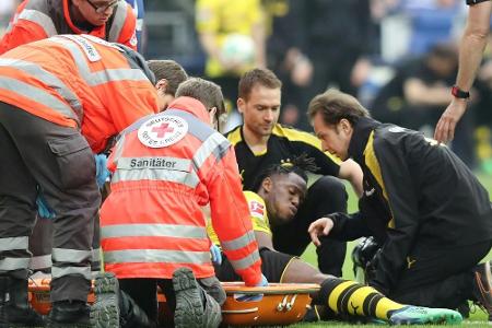 Dortmund droht Ausfall von Torjäger Batshuayi Dortmund droht Ausfall von Torjäger Batshuayi