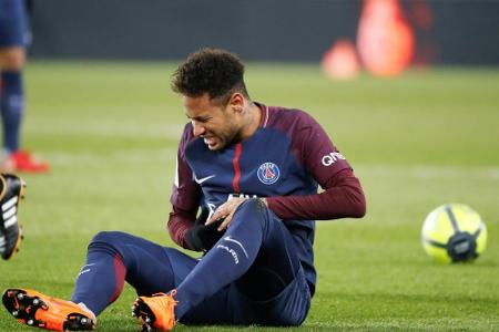Superstar Neymar muss bis mindestens Mitte Mai pausieren Superstar Neymar muss bis mindestens Mitte Mai pausieren