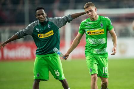 Bei der anderen Borussia sind die zwei Flügelspieler voll auf einer Wellenlänge. Nicht nur, dass beide Französisch sprechen ...