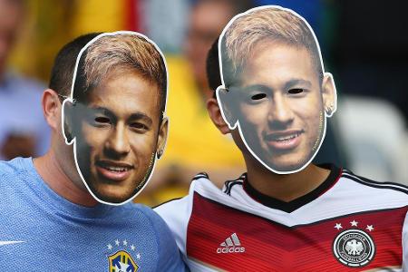 Neymar hier, Neymar da. Die WM in Brasilien steht ganz im Zeichen des Superstars. Doch im Spiel gegen Deutschland am 8. Juli...