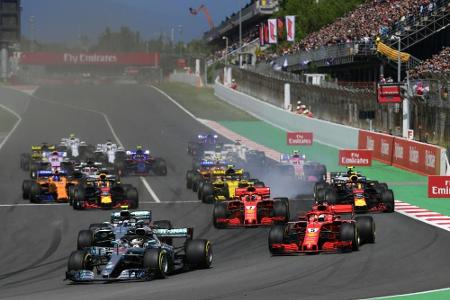 Vettel in Spanien Vierter - Hamilton siegt souverän