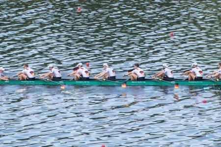 Deutschland-Achter startet mit zwei Siegen in die Saison Deutschland-Achter startet mit zwei Siegen in die Saison