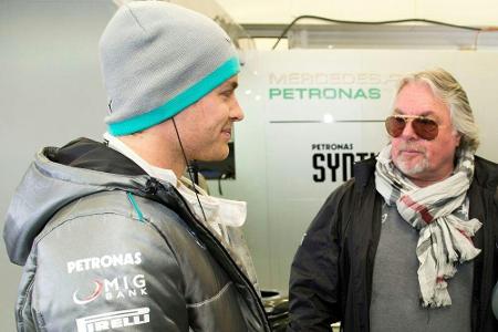 Nico und Keke Rosberg fahren Demorunden in Monaco