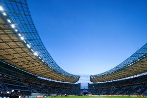 Hertha BSC rührt Werbetrommel für neues Fußball-Stadion