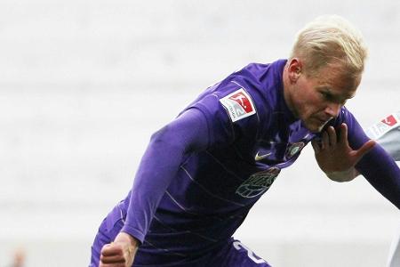 Klassenerhalt nach Torklau-Theater: Dreierpacker Bertram sichert Aue die zweite Liga Klassenerhalt nach Torklau-Theater: Dreierpacker Bertram sichert Aue die zweite Liga