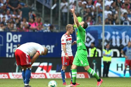 HSV erstmals abgestiegen - Wolfsburg in der Relegation