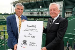 DTB ehrt Halle-Turnierinitiator Weber für sein Lebenswerk