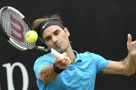 Federer mit lockerem Auftaktsieg in Halle Federer mit lockerem Auftaktsieg in Halle