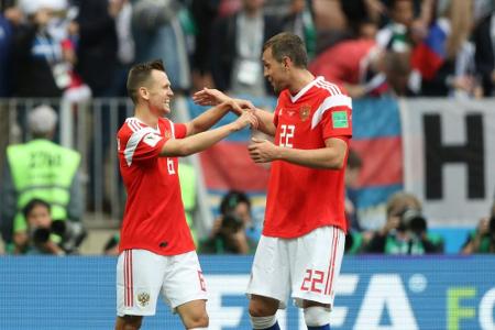 Sieg gegen Salahs Ägypten: Russland feiert die nächste WM-Party