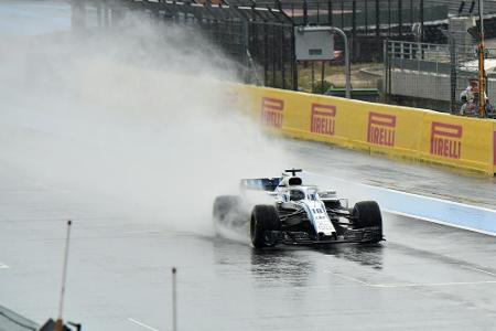 Formel 1: Wolkenbruch beeinträchtigt drittes Frankreich-Training