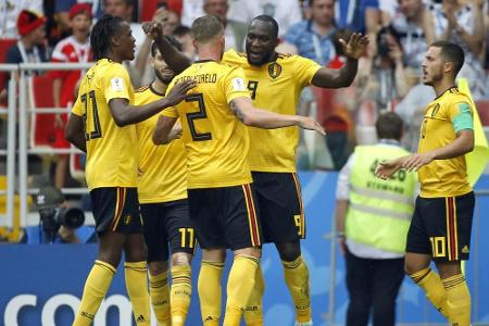 Belgiens höchster WM-Sieg: Lukaku und Hazard treffen für König Philippe